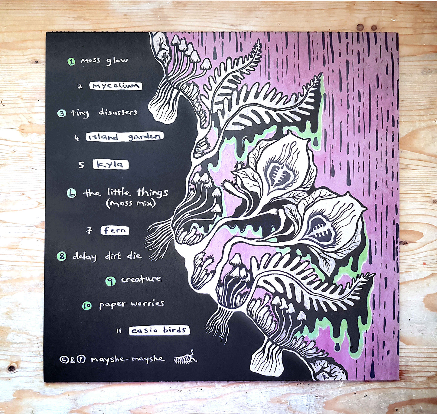 Mosswood Album Vinyl (marbled green edition) (Pre-order)