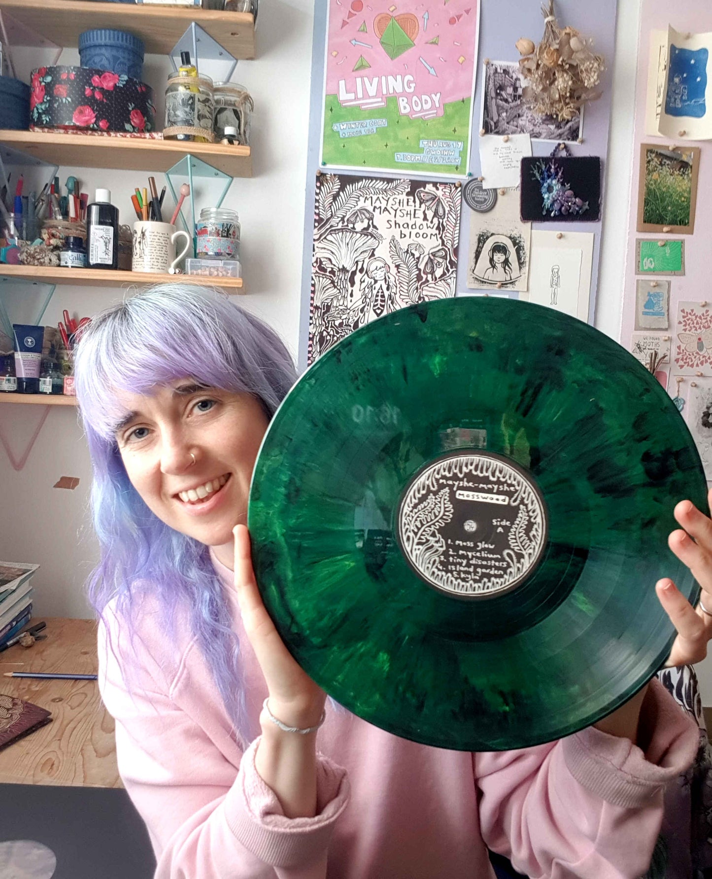 Mosswood Album Vinyl (marbled green edition) (Pre-order)