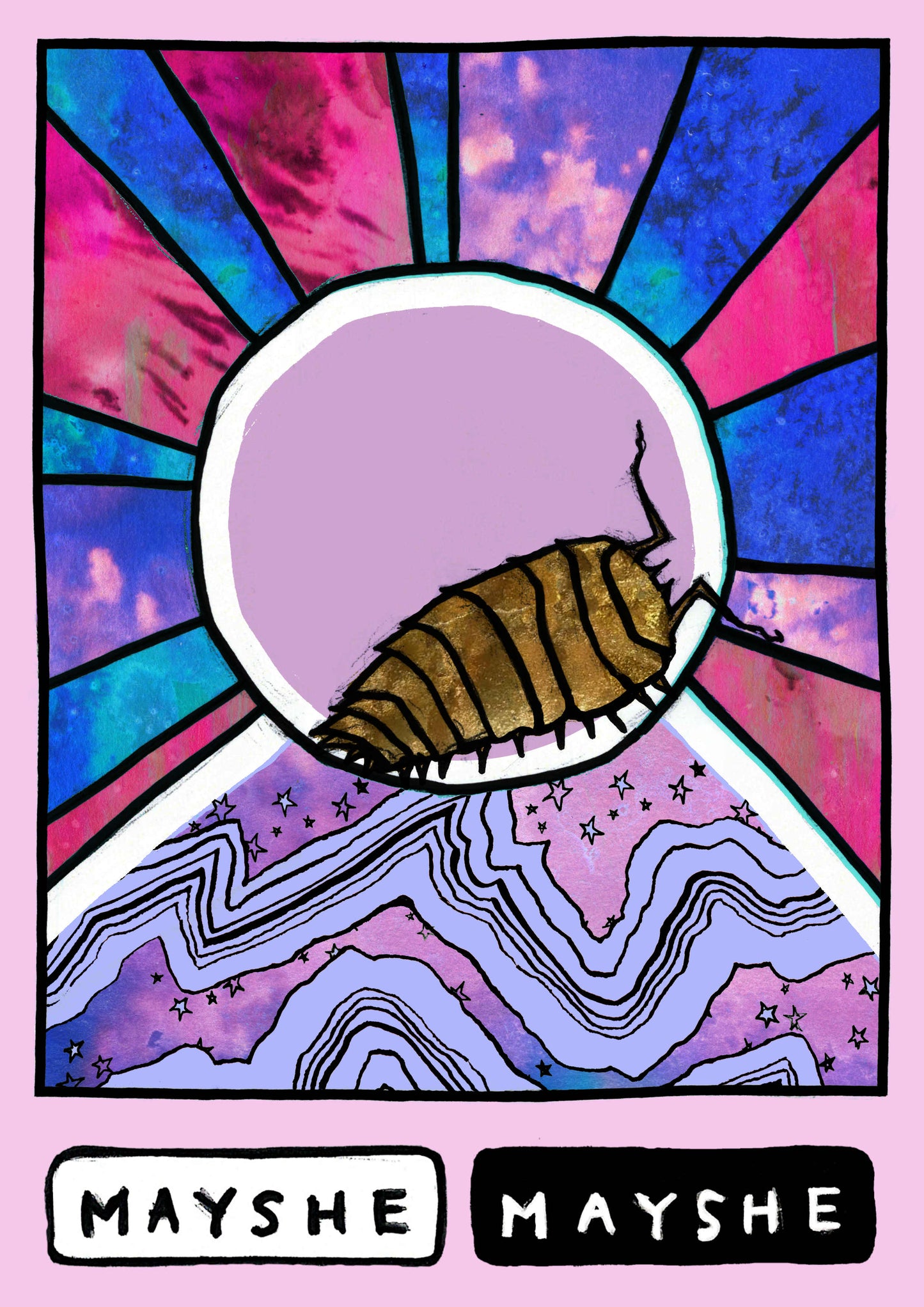 St Woodlouse Art Print (Autographed)