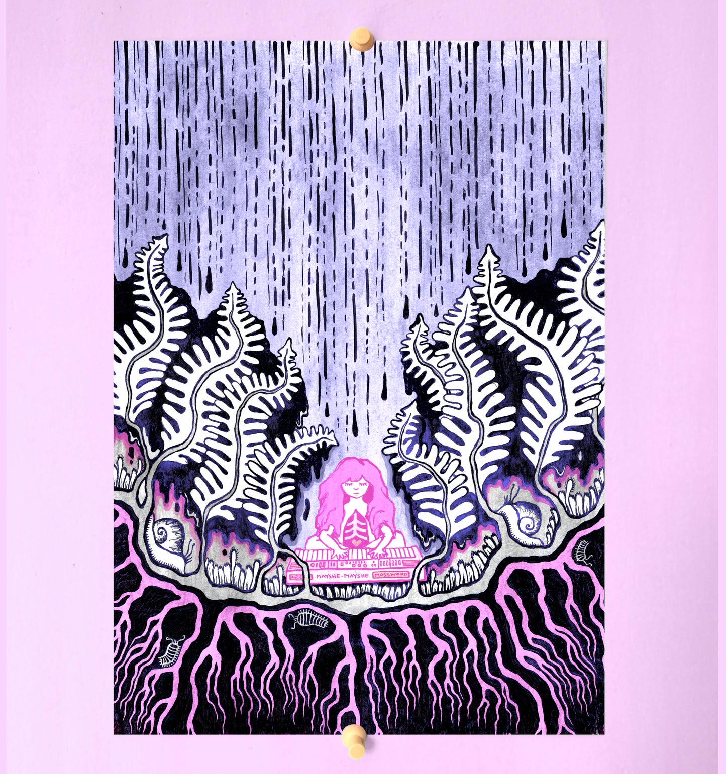 Mosswood signed A3 Poster + digital album