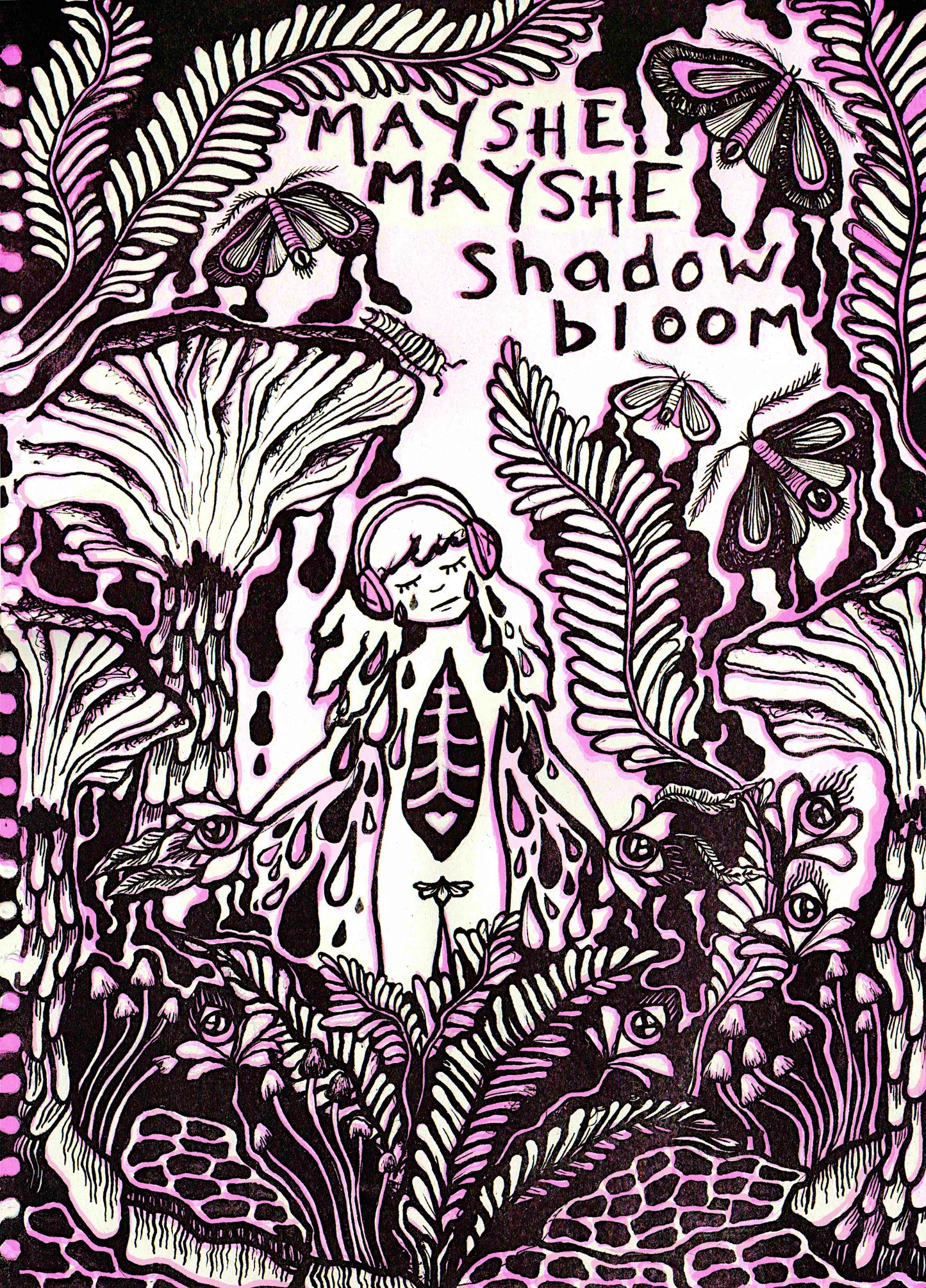 Shadowbloom Riso Print Poster